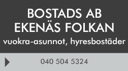 Bostads Ab Ekenäs Folkan logo